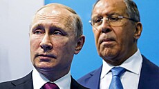 Ruský prezident Vladimir Putin a ministr zahraničí Sergej Lavrov (8. července... | na serveru Lidovky.cz | aktuální zprávy