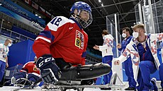 Miroslav Novotný p�ed utkáním na paralympijských hrách v Pekingu.