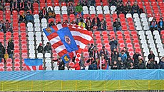 Diváci sledují zápas Zbrojovka Brno vs. Prostjov. Domácí klub podpoil i...