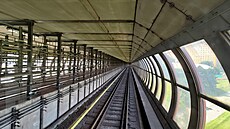 Most mezi stanicemi H�rka a Lu�iny