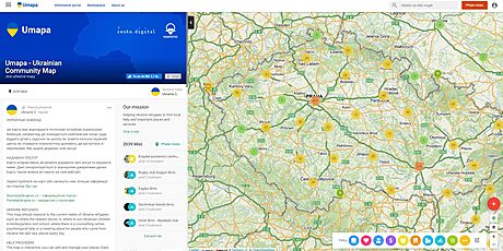 Projekt Umapa - webová i mobilní verze ukazuje Ukrajincm vechna dleitá...