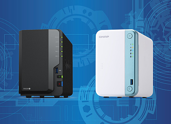 Ilustrace - Synology vs. QNAP