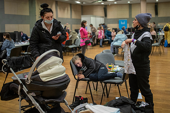 Praské asistenní centrum pro pomoc ukrajinským uprchlíkm odbavilo od zaátku...