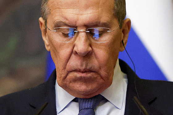 Ruský ministr zahranií Sergej Lavrov v Turecku (16. bezna 2022)