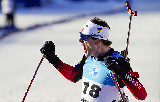 Poslední sprint sezony ovládl v Oslu norský biatlonista Sturla Holm Lagreid.