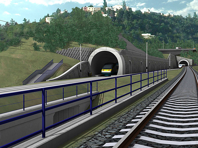 Kvůli ražbě železničního tunelu z Prahy do Berouna postaví silnice i obchvaty