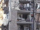 Rusové bombardovali rezidenní oblast v Kyjev