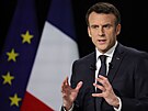 Francouzský prezident Emmanuel Macron oficiáln pedstavil hlavní body...
