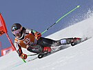 Lucas Braathen pi finále Svtového poháru v obím slalomu.