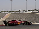 Charles Leclerc z Ferrari v kvalifikaci Velké ceny Bahrajnu.