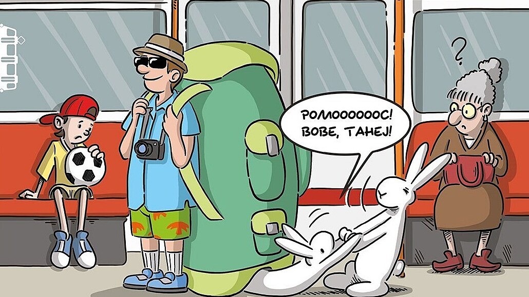 Na slu�né chování v MHD �dohlí�í� i Bob a Bobek.