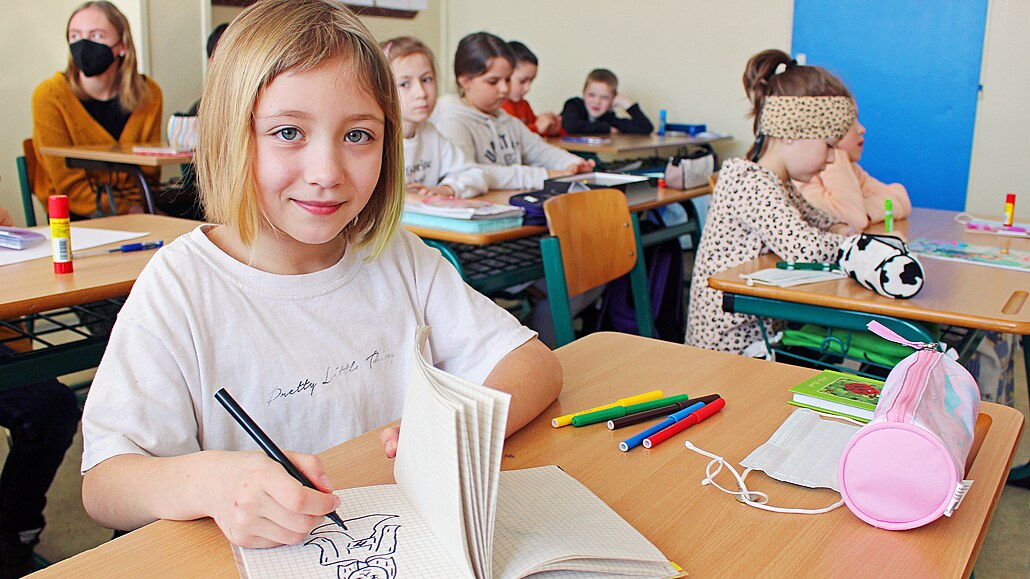 Na Základní škole Strž ve Dvoře Králové vytvořili třídu pro děti ukrajinských...