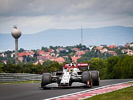 Vz Alfa Romeo na okruhu Hungaroring v Maarsku