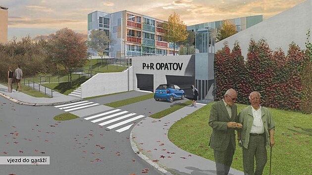 Podoba budoucho parkovit na Opatov