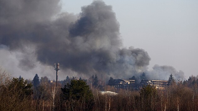Exploze v ukrajinskm mst Lvov. (18. bezna 2020)