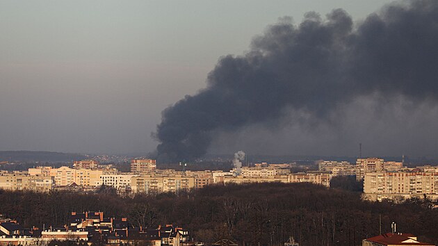 Exploze v ukrajinskm mst Lvov. (18. bezna 2020)