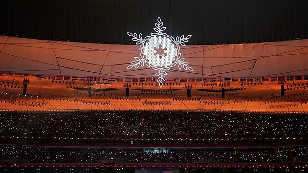 Slavnostn zakonen paralympijskch her v Pekingu.