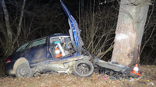 �idi� osobn�ho auta nep�e�il n�raz do stromu na silnici mezi Vy���m Brodem a Ro�mberkem nad Vltavou.