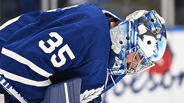 Petr Mrzek z Toronto Maple Leafs prv inkasoval.