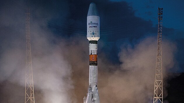 Start Sojuzu z Francouzsk Guyany s 6 satelity OneWeb v noru 2019
