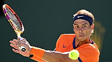 Rafael Nadal na turnaji v Indian Wells.