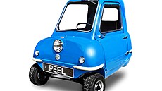 Nejmení sériov vyrábný vz na svt Peel P50 jezdil za 2,8 l/100 km a...