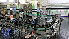 Zázemí �ateckého pivovaru.