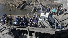 Evakuace Kyjeva pokrauje. (11. bezna 2022)