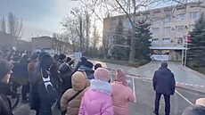 Obyvatelé ruskými okupačními silami ovládaného Melitopolu protestují proti... | na serveru Lidovky.cz | aktuální zprávy