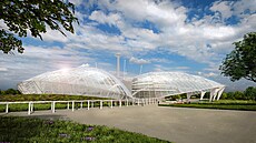 Pvodní plánovaná podoba unikátní botanické zahrady Eden Silesia na Karvinsku. Jak bude projekt vizuáln vypadat nov, není zatím veejn známo.