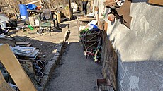 Vrada se stala v ruin dráního domku v eských Budjovicích.