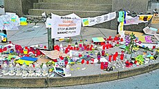 Rozlitý vosk je patrný i na fotce od �tená�e Metra.