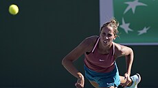 Madison Keysová na turnaji v Indian Wells.