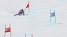 Alexis Pinturault pi finále Svtového poháru v obím slalomu.