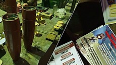 Ukrajinci p�ipravují d�lost�elecké granáty napln�né letáky, vyzývající ruské...