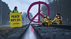 Němečtí aktivisté Greenpeace protestují proti dovozu paliv z Ruska. (15. března... | na serveru Lidovky.cz | aktuální zprávy