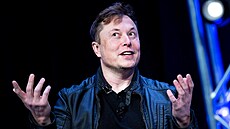 Majitel a ředitel firmy Tesla Elon Musk (9. března 2020)