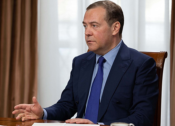 Bývalý ruský prezident Dmitrij Medvedv v rozhovoru s agenturou RIA Novosti...