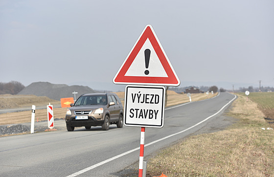 Za�aly p�ípravné práce na stavb� Pala�ovské spojky, která p�ivede �idi�e z...