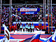 Rut sportovci pi oslavch vro anexe Krymu na moskevskm stadionu Luniki