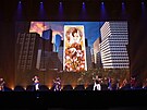 Pedpremiéra eské show iMUCHA na výstav EXPO 2020 v Dubaji. (bezen 2022)