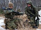 Vojáci ze zemí NATO se úastní vojenského cviení Cold Response v Norsku. (22....