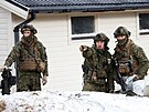 Vojáci ze zemí NATO se úastní vojenského cviení Cold Response v Norsku. (22....