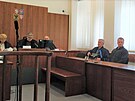 Radek Balv�n u �steck�ho okresn�ho soudu.