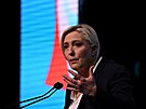 Kandidátka Národního sdruení Marine Le Penová ped francouzskými...