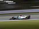 Lewis Hamilton bhem Velké ceny Bahrajnu