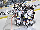 tvrtfinále play off hokejové extraligy - 3. zápas: Bílí Tygi Liberec - HC...