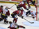 tvrtfinále play off hokejové extraligy, 5. zápas HC Sparta Praha - Bílí Tygi...