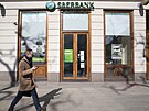 Praská poboka Sberbank