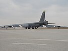 Americk bombardr B-52 na letiti v Monov (29.3.2022)